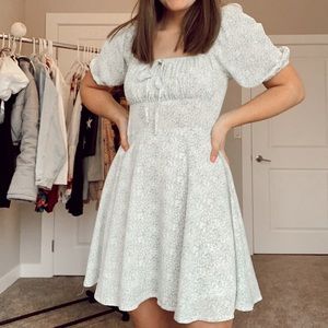 Verge Girl Green/White Dress